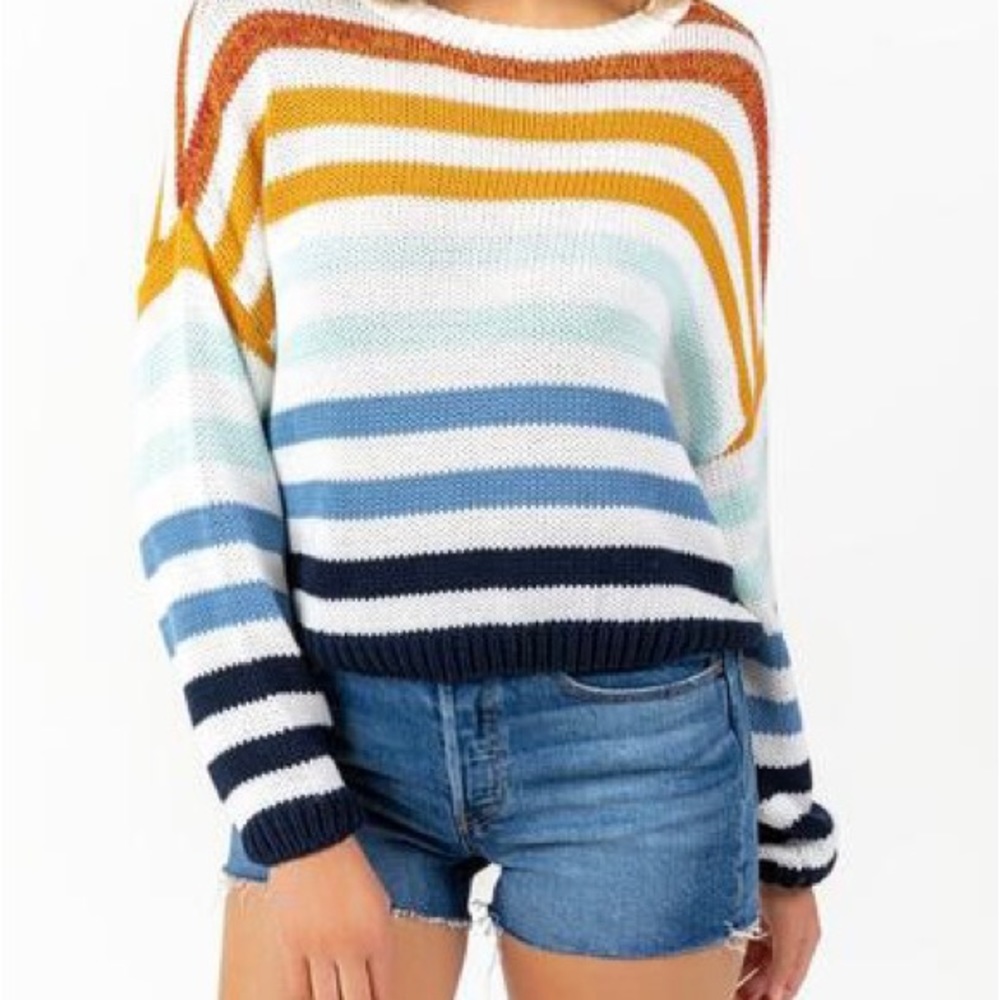 Francesca’s Striped Pullover Sweater